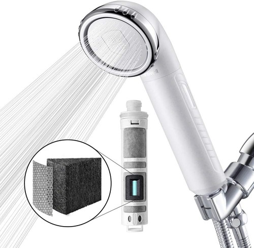 Miniwell shower head filter - head,