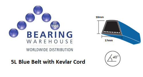 Belt with kevlar cord - v-belt,