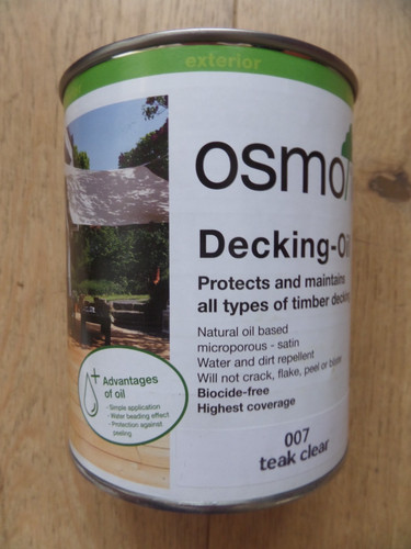 Osmo decking oil teak - -,