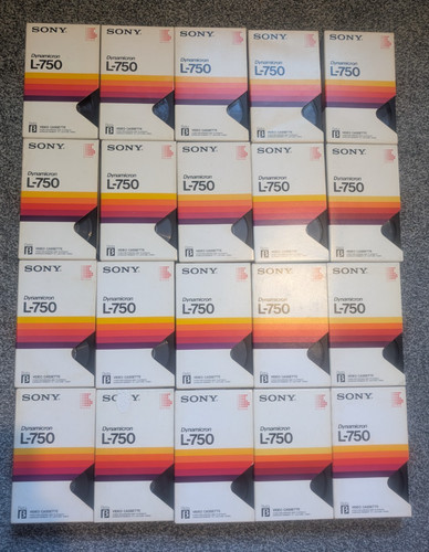 20x sony 750 betamax video - l-750,